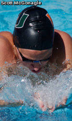 Canes Swimmers and Divers Conclude First Meet