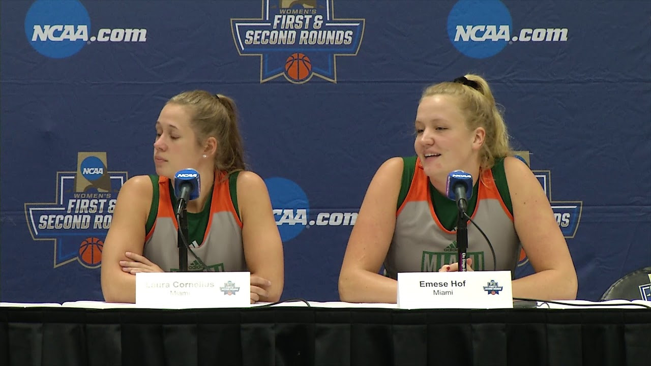 Emese Hof and Laura Cornelius | NCAA Press Conference | 3.21.2019