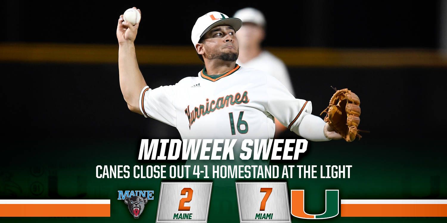 Miami Finishes Off Sweep of Maine With 7-2 Win