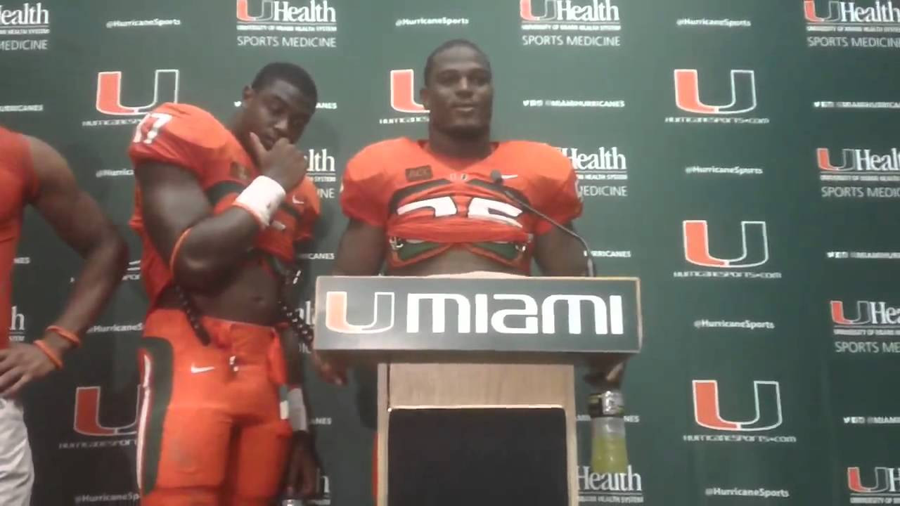 Tracy Howard, Tyriq McCord, and Denzel Perryman Postgame: Florida