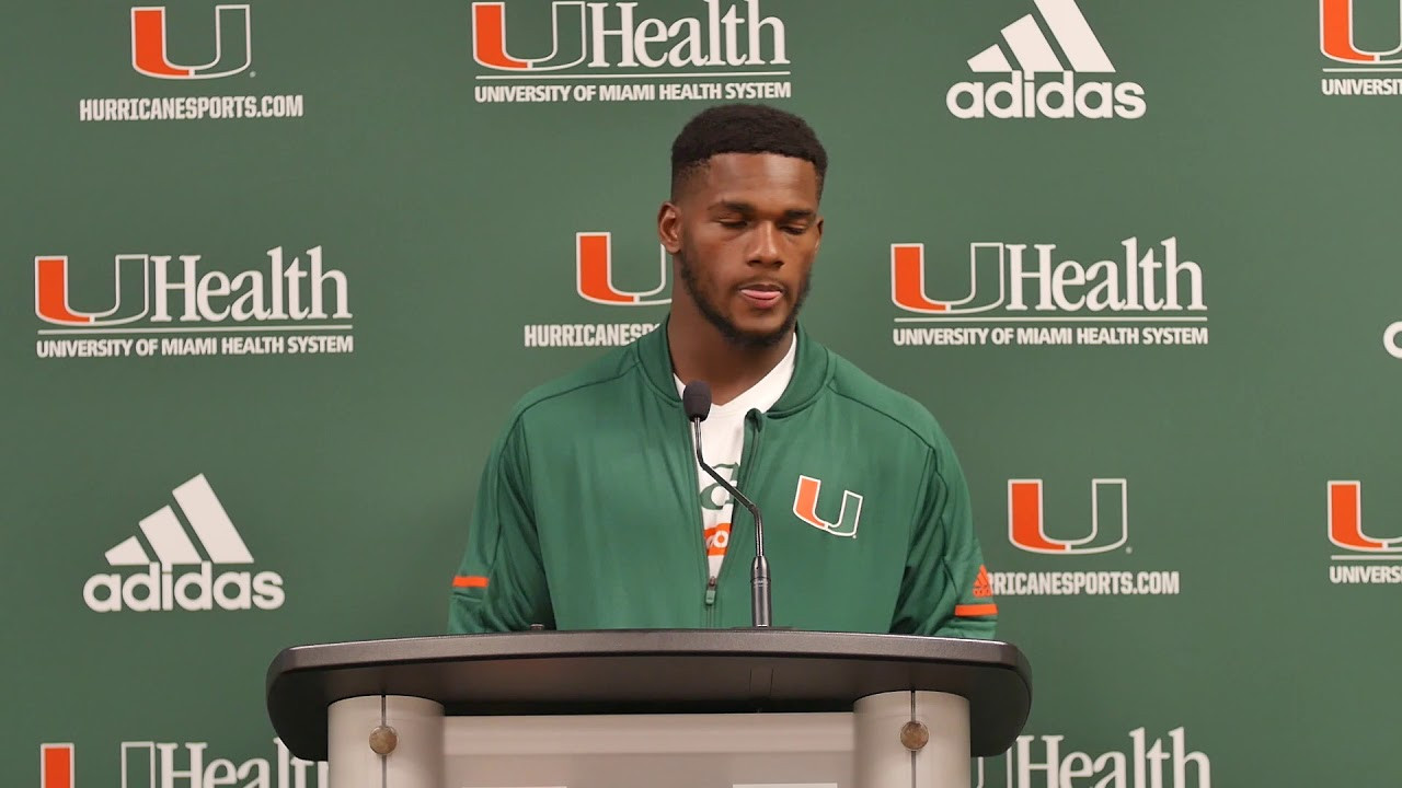 Mark Walton | Post Game Presser Bethune Cookman | 9.2.17