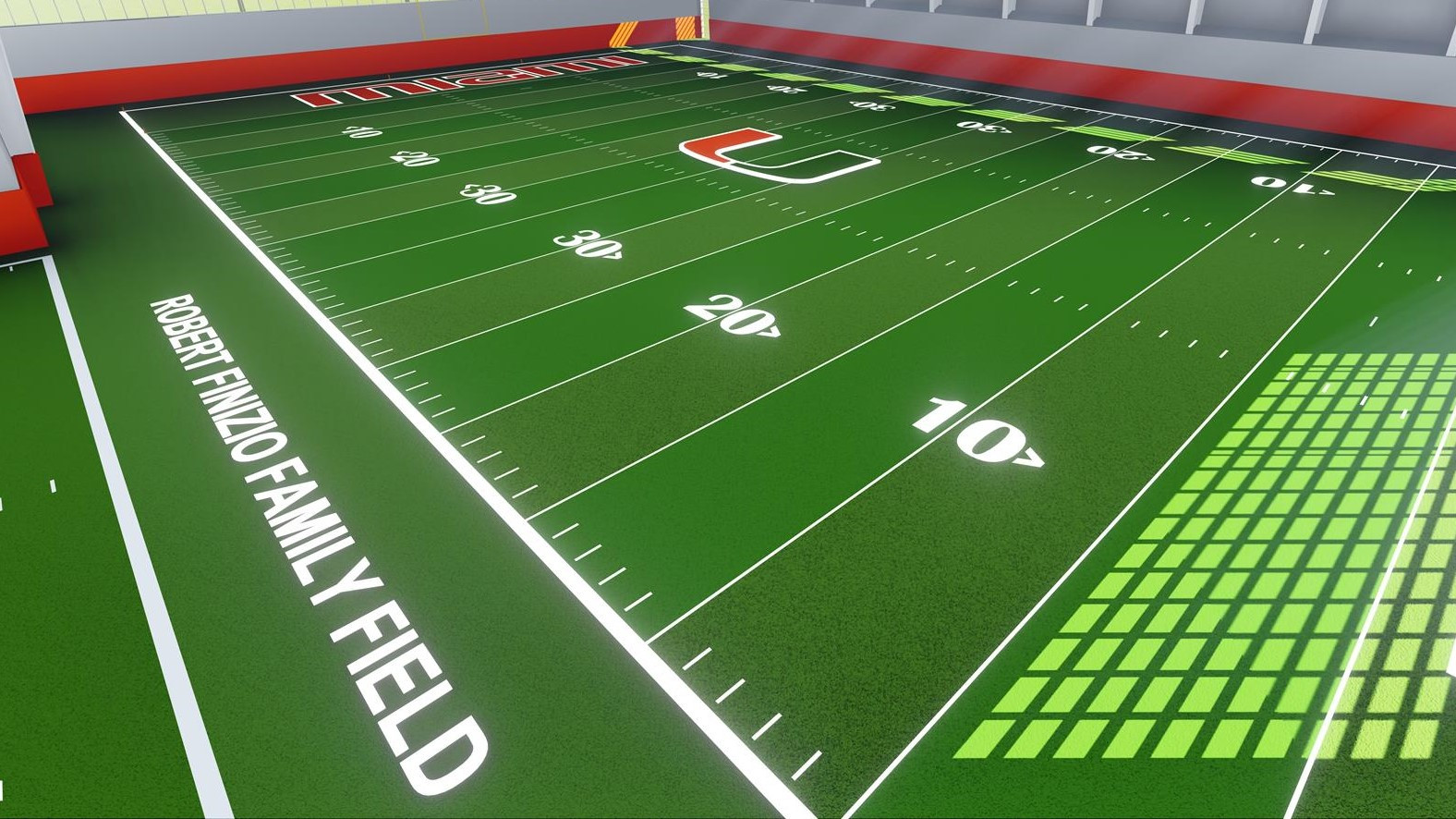 Leadership Gift Names Indoor Practice Facility Field