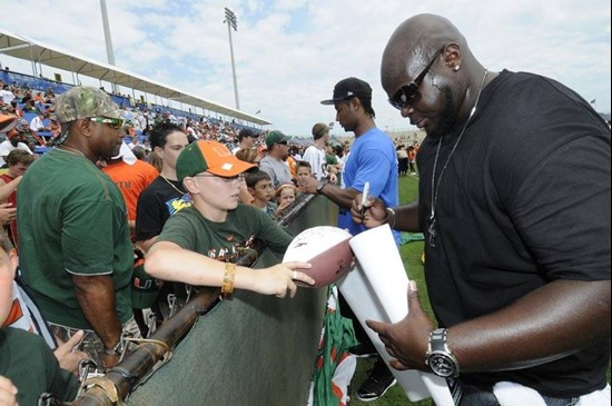 2011 Miami Hurricanes Spring Football @ Lockhart Stadium