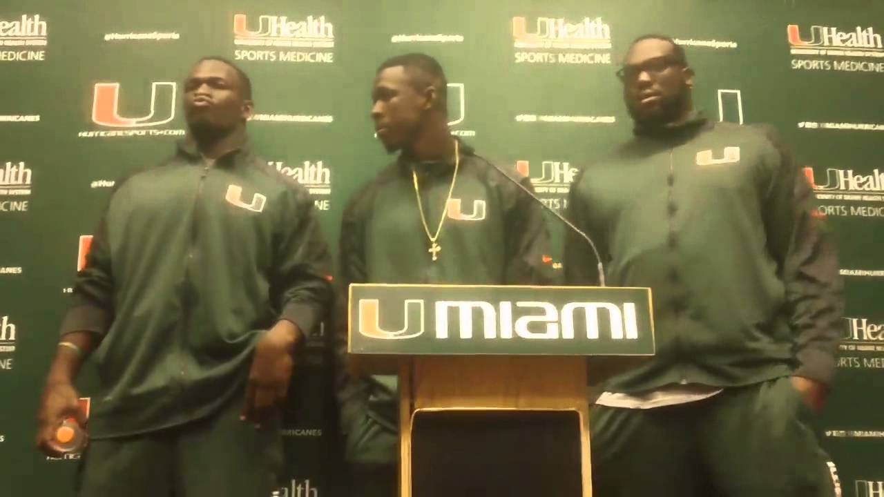 Allen Hurns, Shayon Green, and Justin Renfrow Postgame: Virginia Tech