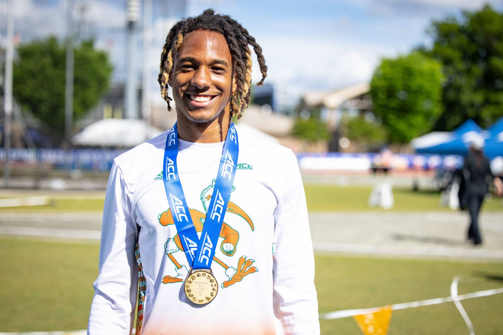 Robinson Wins ACC Gold Medal in Triple Jump on Day 2