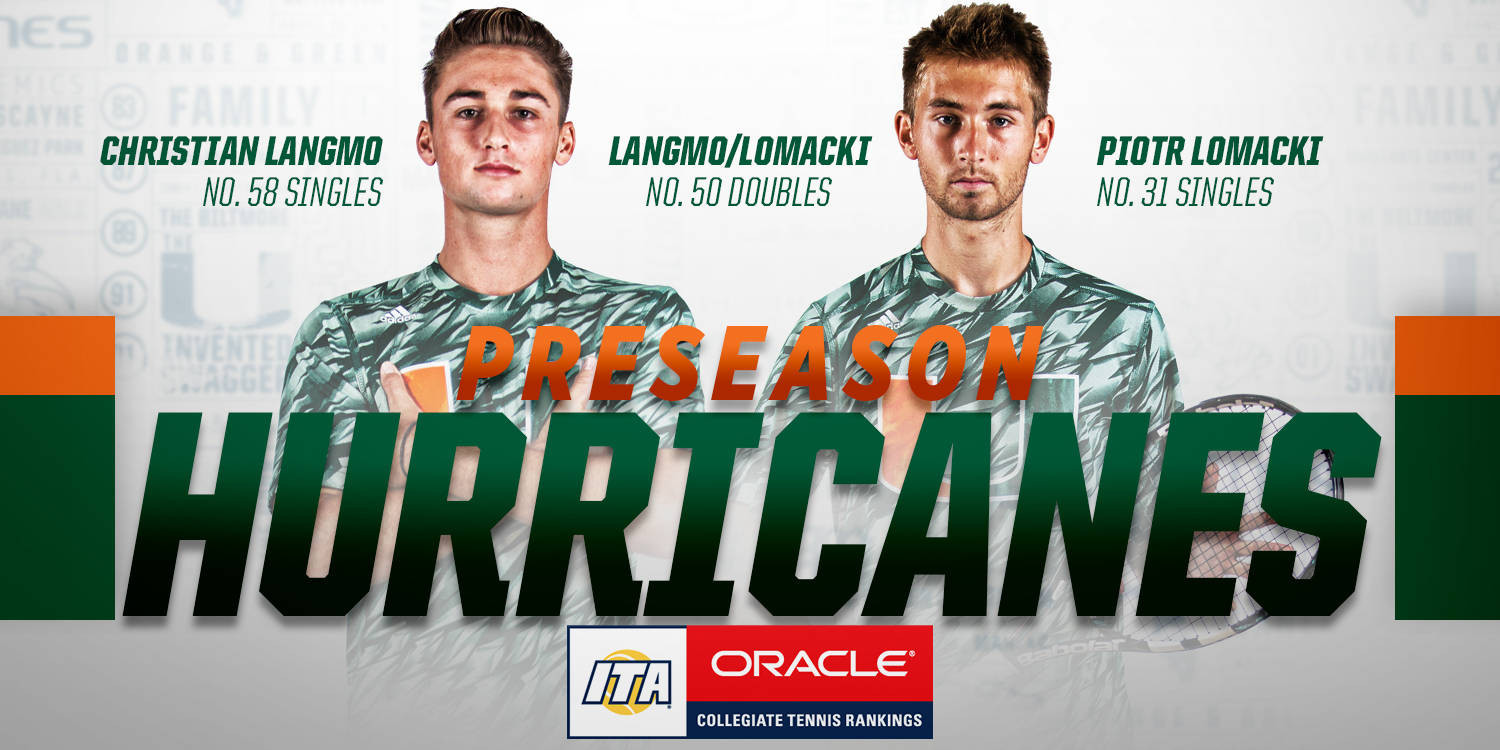 Lomacki and Langmo Ranked in ITA Preseason Polls