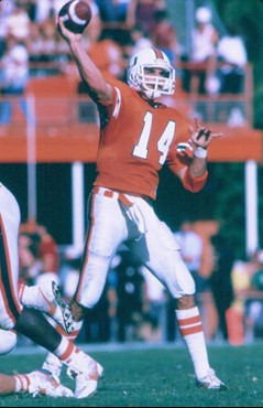 Vinny Testaverde passed for 339 yards (1985) and 315 yards (1986) against the 'Noles.