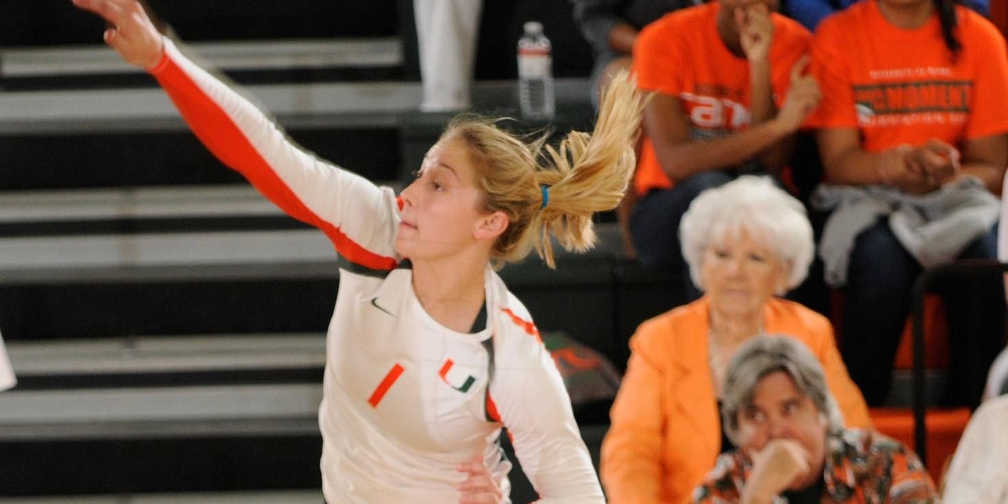 Miami Volleyball Drops Home Opener to LSU