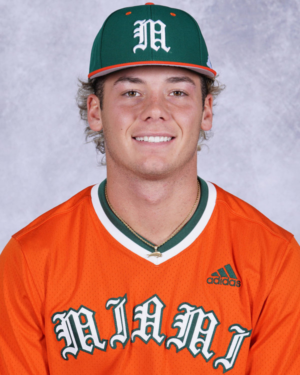 Miami Hurricanes Team-Issued adidas #0 Orange Baseball Jersey