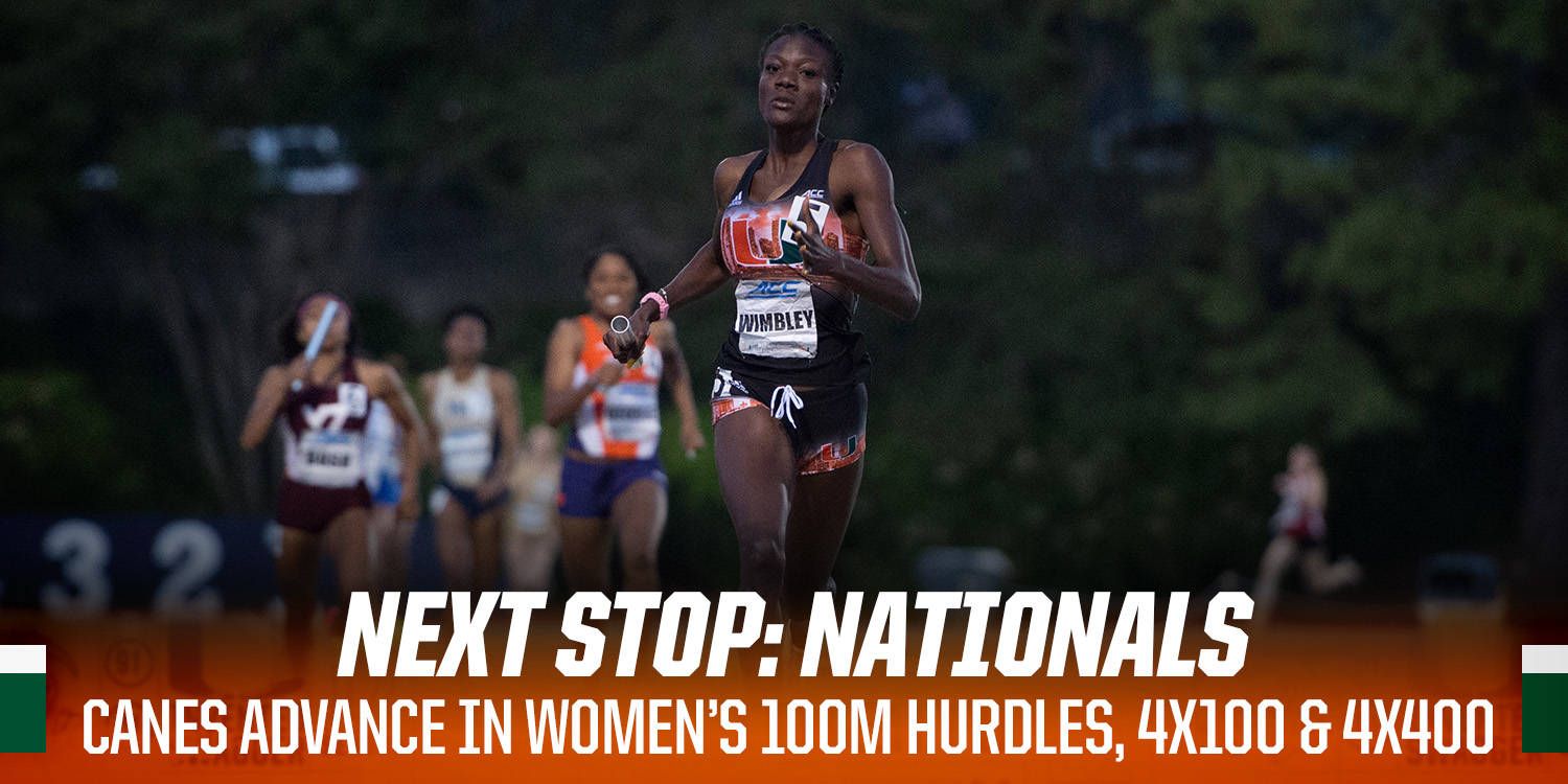 Hurricanes Add Three Entries to NCAA Outdoor Championships