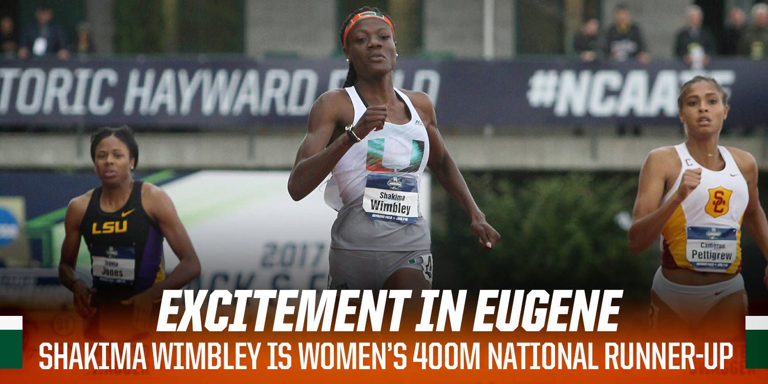 Shakima Wimbley Closes Career as NCAA 400m Runner-Up