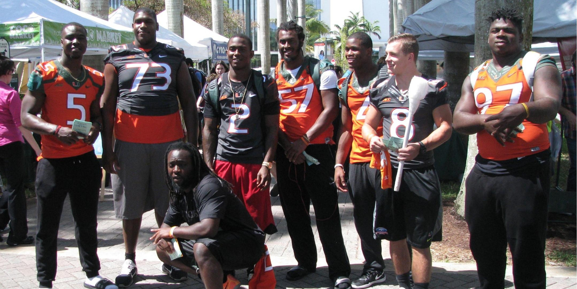 @CanesFootball Holds Bone Marrow Drive