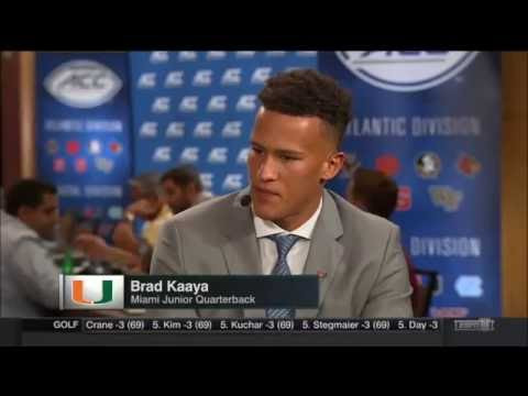 Brad Kaaya - ACC Kickoff