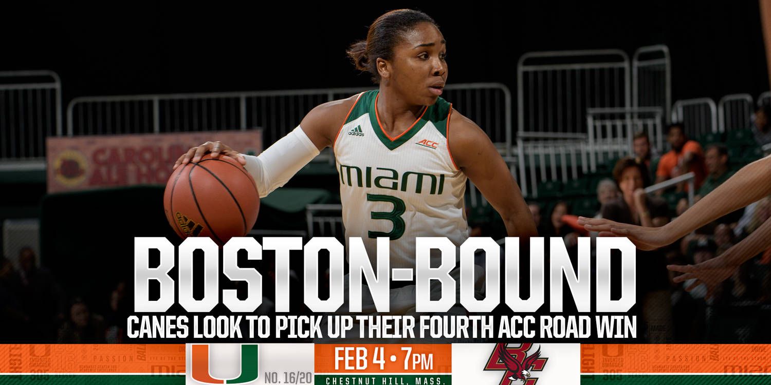 @CanesWBB Heads North to Take on BC