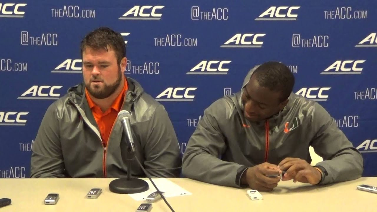 Shane McDermott & Duke Johnson - Virginia Tech Postgame (Oct. 23)