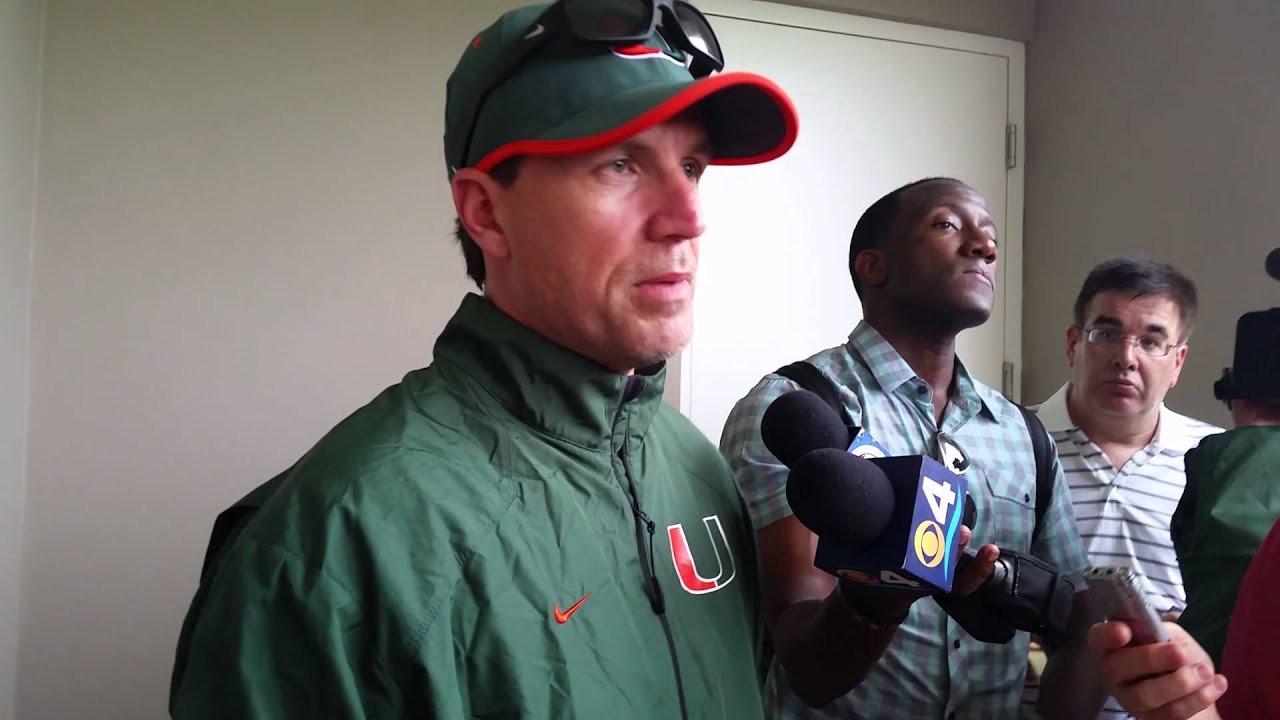 Offensive Coordinator James Coley - #CanesCamp Day 1 (Aug. 5)