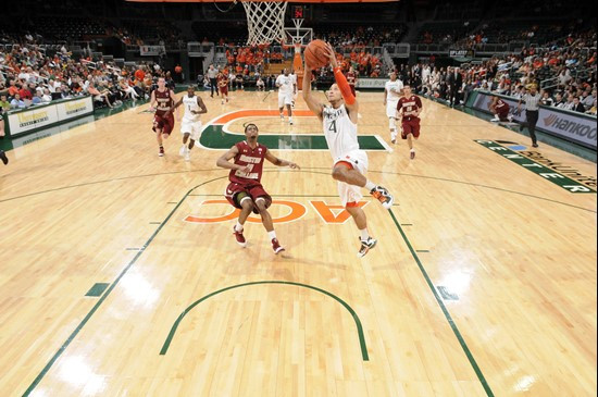 2012 Miami Hurricanes Men's Basketball vs Boston College