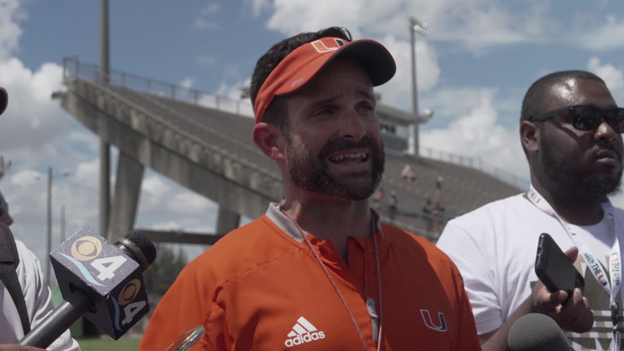 Manny Diaz | Post Spring Scrimmage No. 2 | 4.13.19