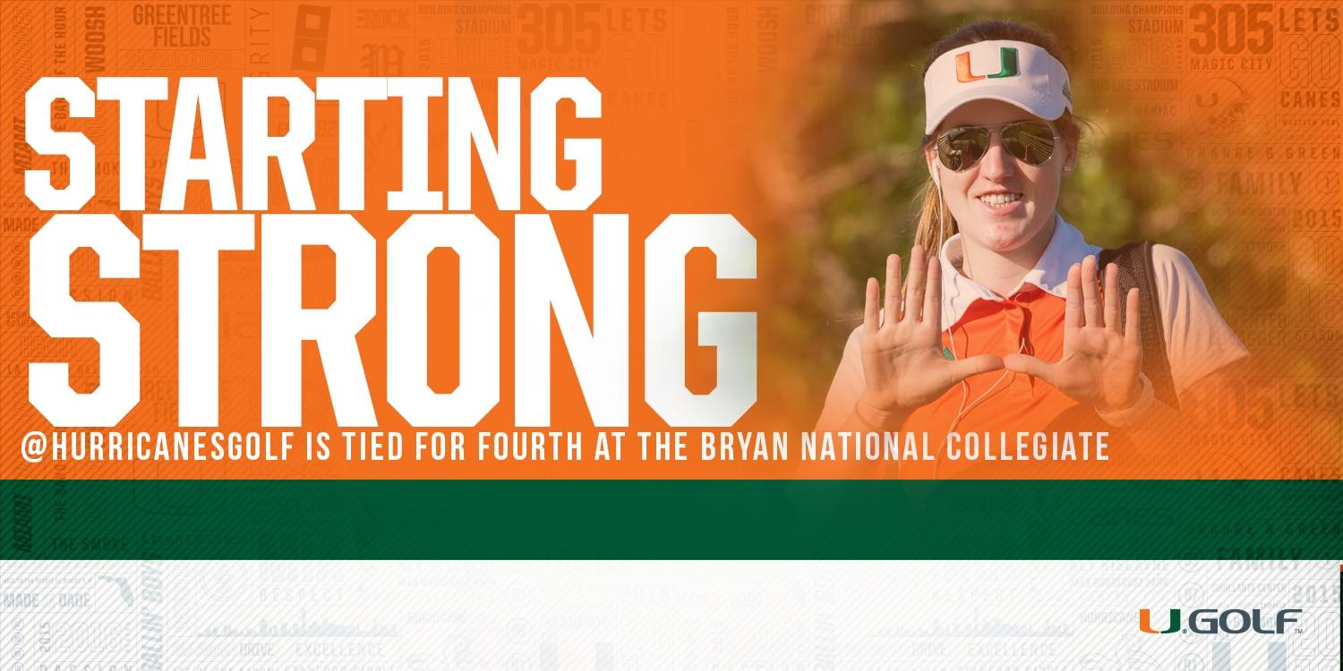 @HurricanesGolf Tied For Fourth at the Bryan National Collegiate