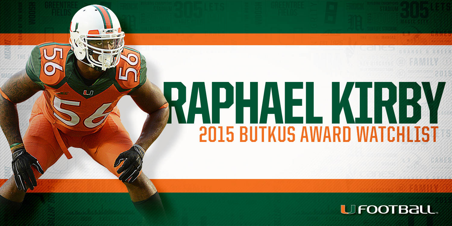 Kirby Named to 2015 Butkus Award Watch List