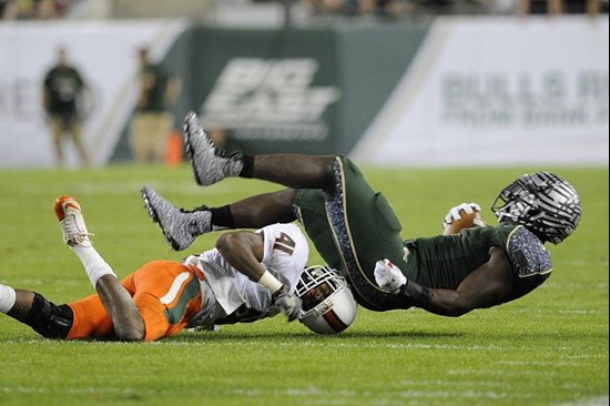 Mike Williams - 2011 Miami Hurricanes Football vs USF - By J.C. Ridley