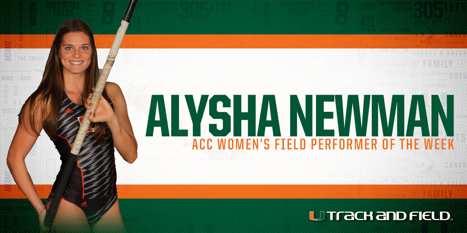 Alysha Newman Named ACC Performer of the Week