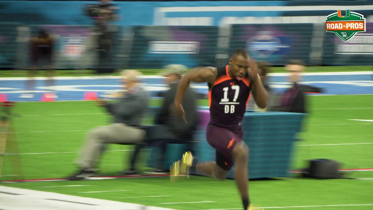 NFL Combine | Mike Jackson 40 yard dash | 3.4.19