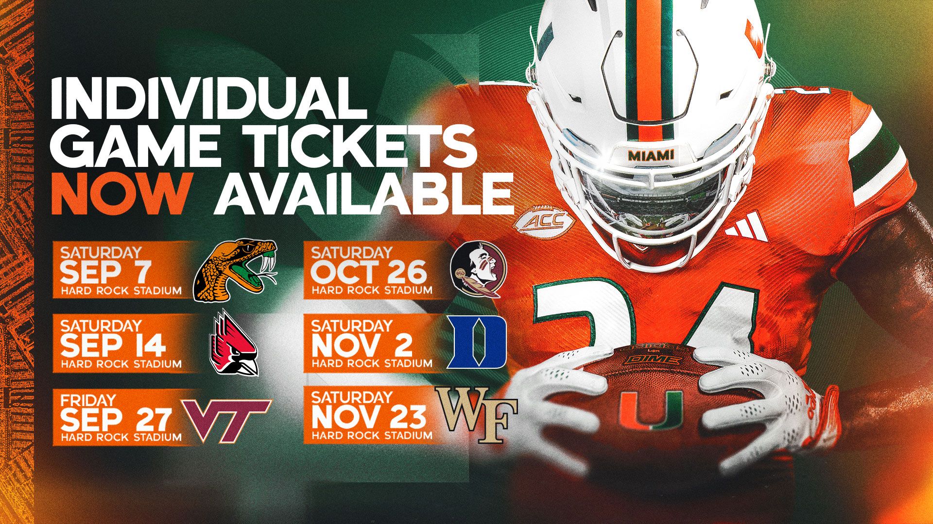 Individual Game Tickets Now Available!