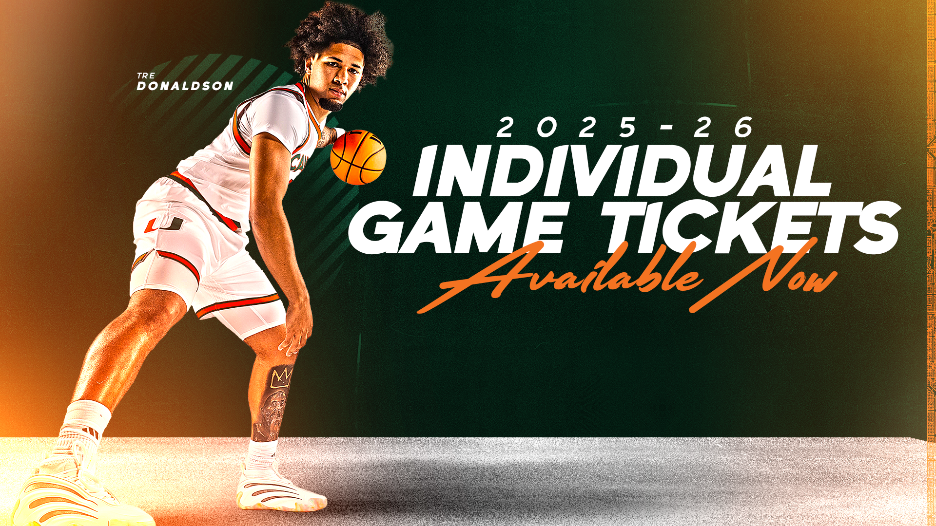 Individual Game Tickets On Sale Now!