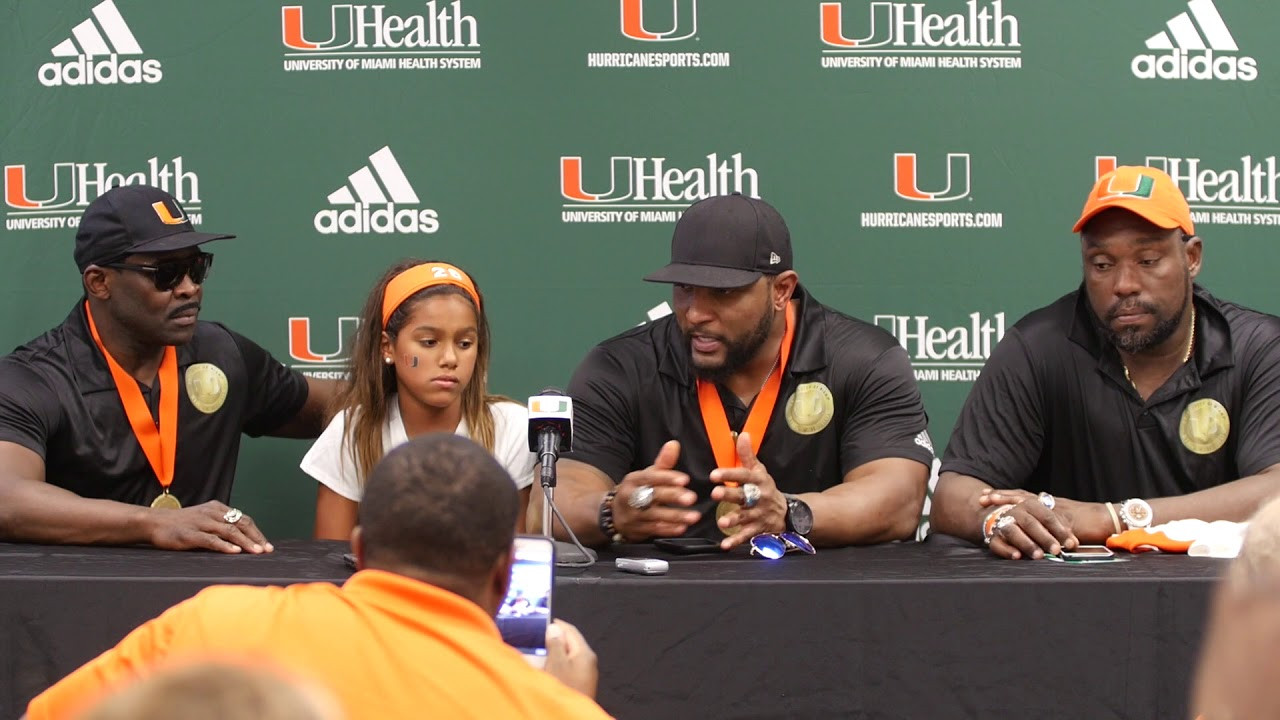 Ring of Honor Press Conference | Canes Football | 10.14.17