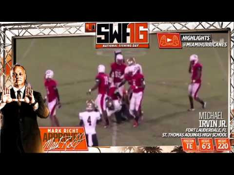 Michael Irvin Jr. | Highlights | #Swag16