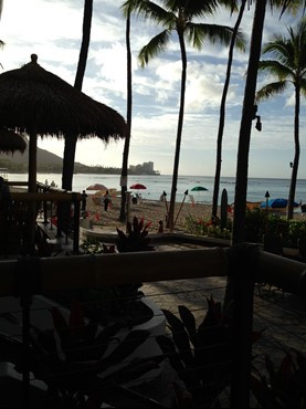 Breakfast on the beach