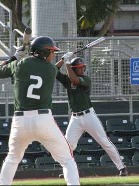 Scott Lawson at the Orange-Green World Series on Monday.