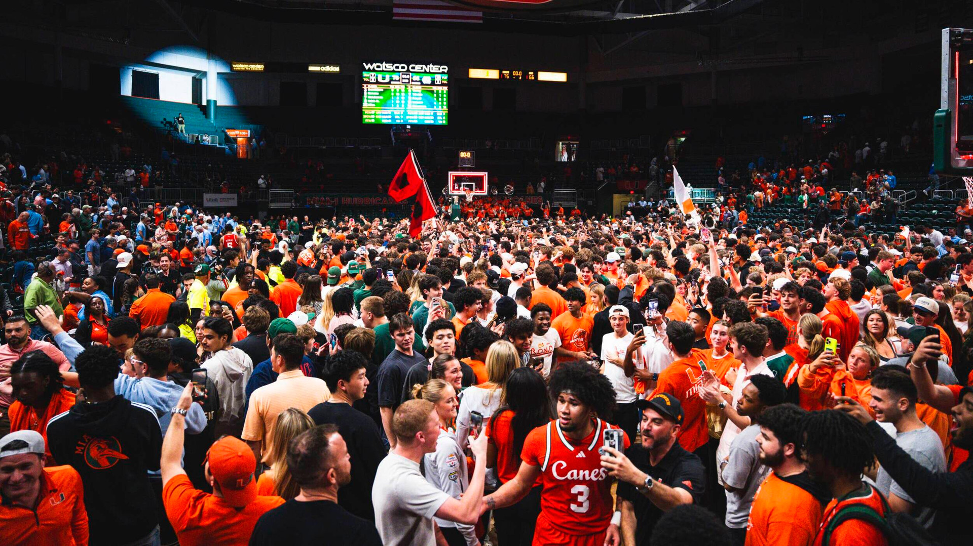 Miami Upsets No. 11 North Carolina, 75-66