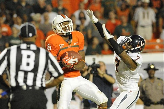 Tommy Streeter with his second touchdown catch of the game