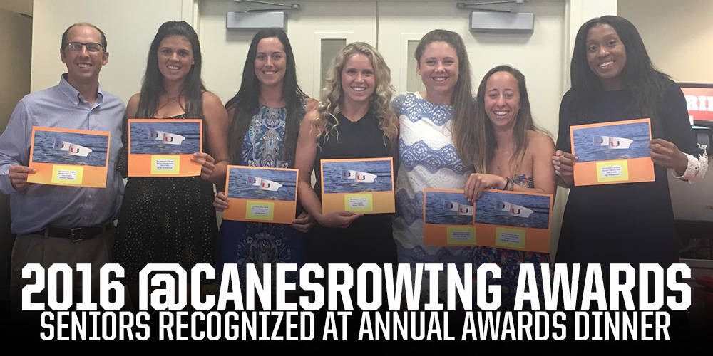 Sanderson Presents 2016 @CanesRowing Awards