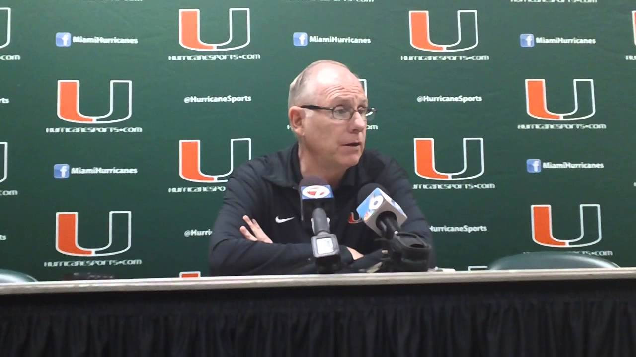 Head Coach Jim Larranaga - Jan. 21, 2013