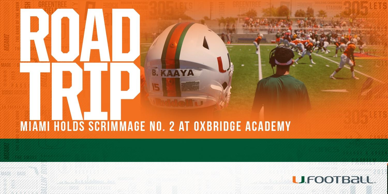 @CanesFootball Holds Second Scrimmage at Oxbridge Academy