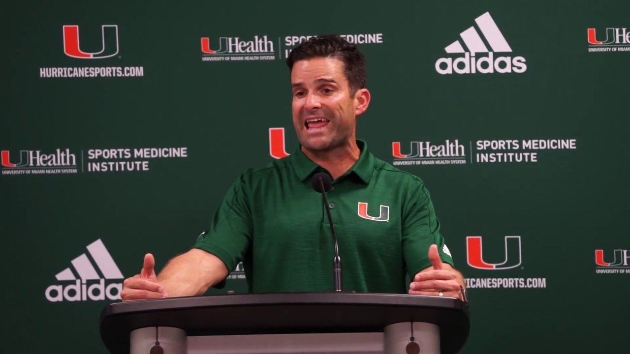 Manny Diaz Postgame Presser | Miami vs. CMU | 09.21.19