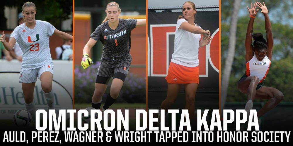 Four Canes Inducted into Omicron Delta Kappa