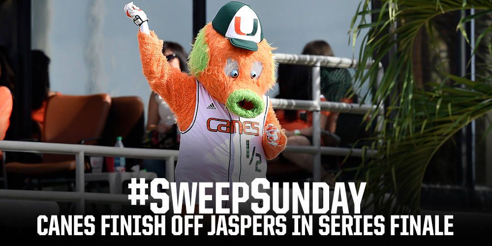 #SweepSunday: Miami Finishes Off Jaspers in Finale