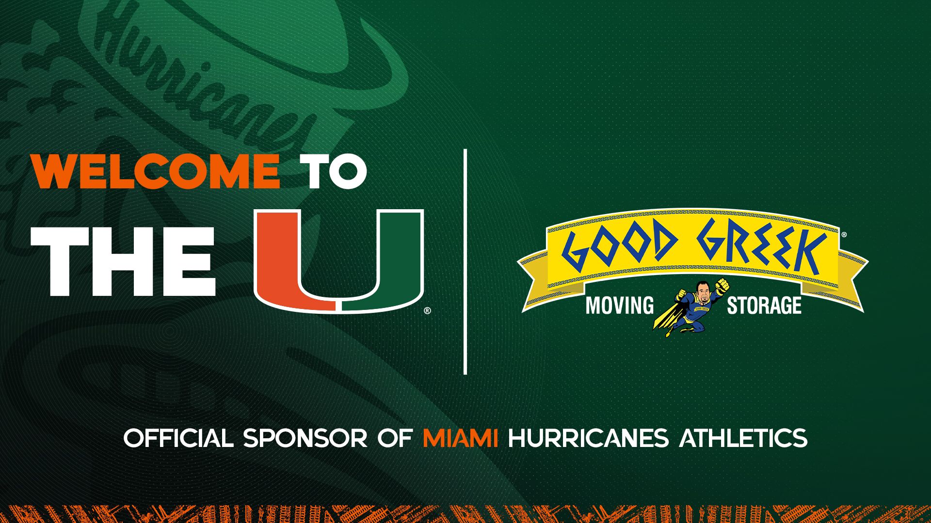 Good Greek Moving & Storage and University of Miami Athletics Extend Official Partnership