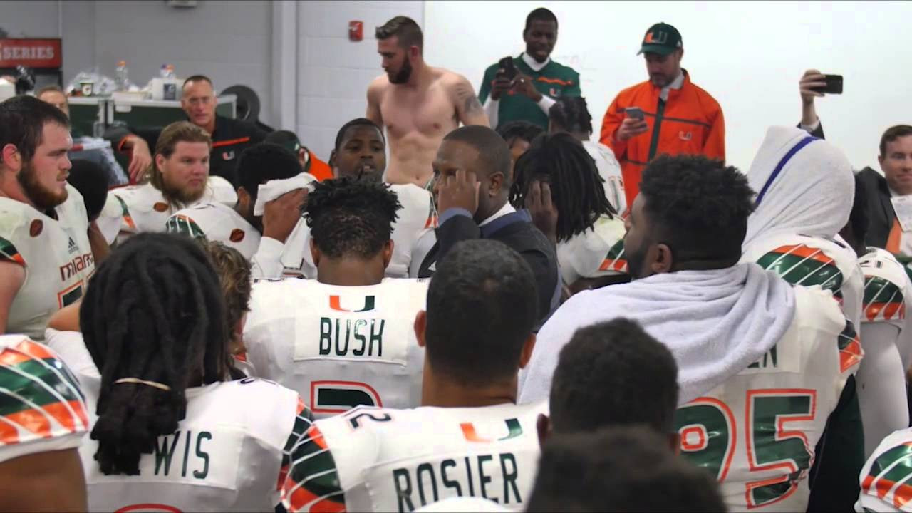 Inside The Canes Locker Room | Duke | 10.31.15