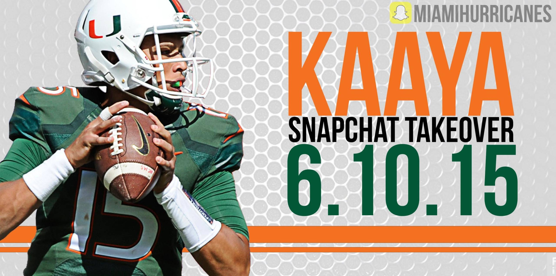 Kaaya To Take Over Canes Snapchat