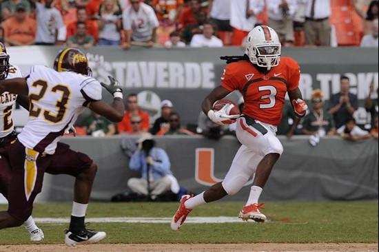 Travis Benjamin

2011 Miami Hurricanes Football vs Bethune-Cookman