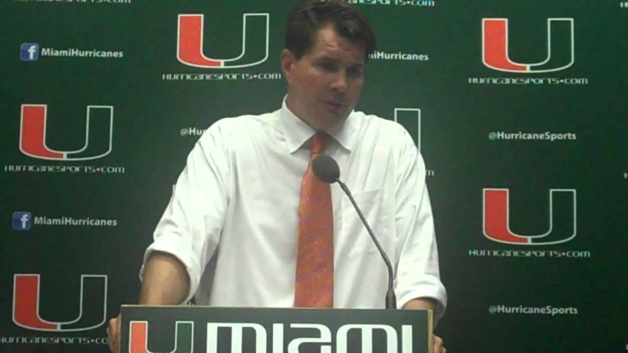 Miami-Florida State Postgame: Al Golden