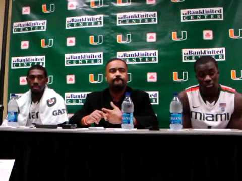 12/30/10 - Coach Haith, Malcolm Grant, Durand Scott