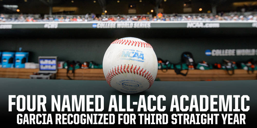 Four Hurricanes Named to All-ACC Academic Team