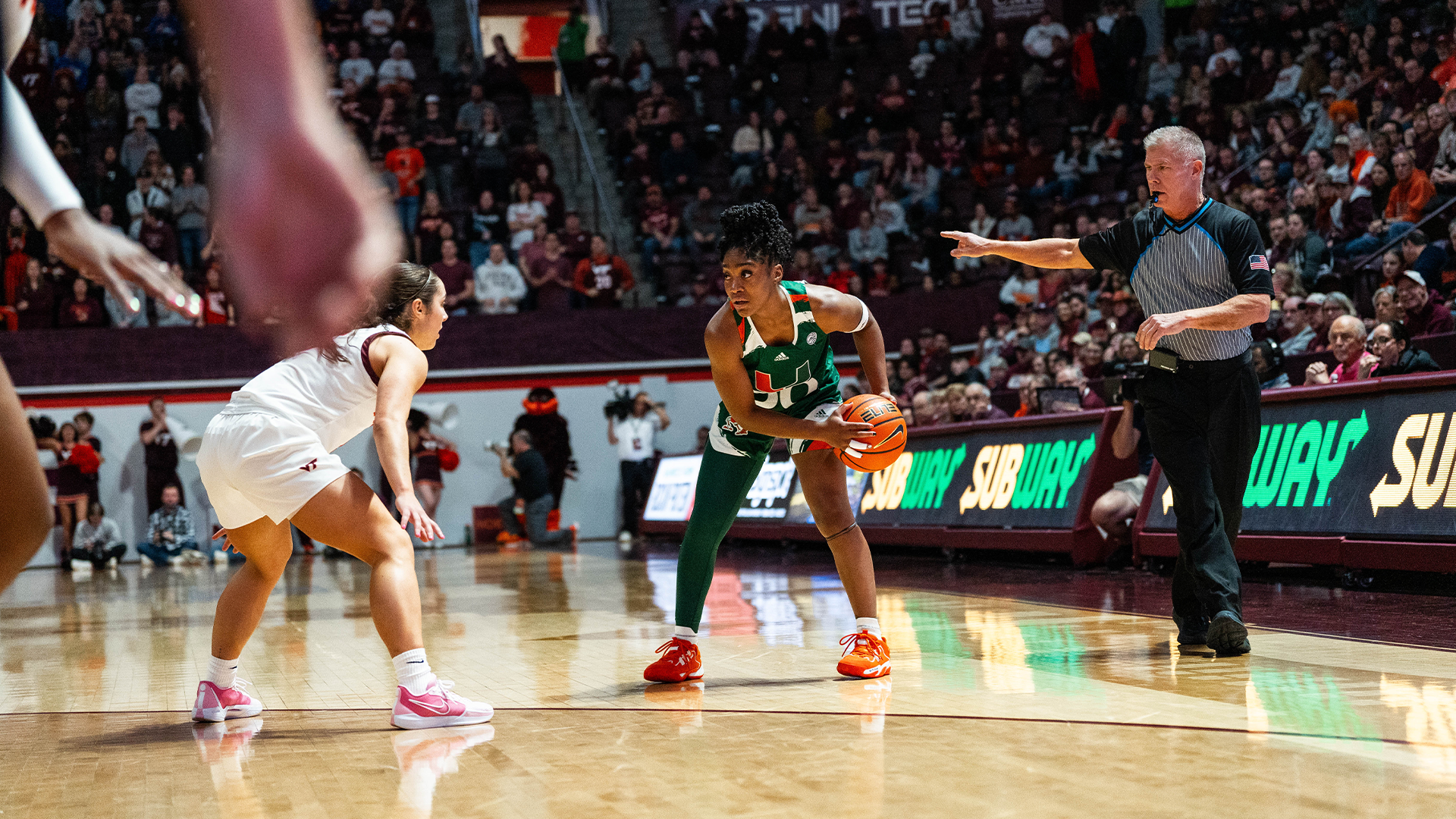 Miami Upended in Road-Swing Opener at No. 11 Virginia Tech