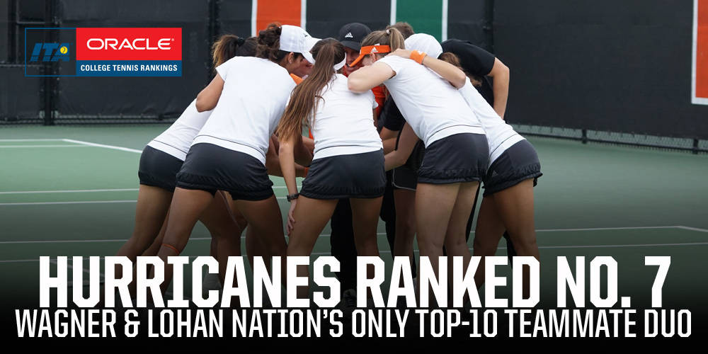 @CanesWTennis in Top 10 for Sixth Week in a Row